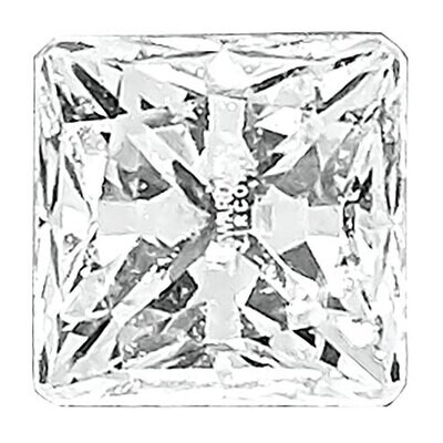 Cubic Zirconia White 6mm Princess A Quality Gemstone CZ-0600-SQP-WH-A, MPN: CZ-0600-SQP-WH-A,