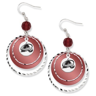 Colorado Avalanche Game Day Earrings AVA068ER-CR