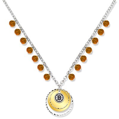 Boston Bruins Game Day Necklace BRI068N-CR