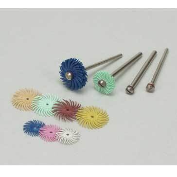 3M 9/16 Dia Pumice Pink Radial Bristle Disc Pack of 2 JT309, MPN: JT309,