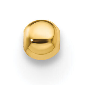 2.0mm Polished Medium Hole Bead Gold Filled GF3777, MPN: GF3777, 196904089545