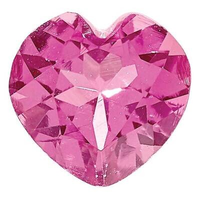 Pink Tourmaline 4mm Heart Faceted AA Quality PT-0400-HTF-AA, MPN: PT-HTF-AA,