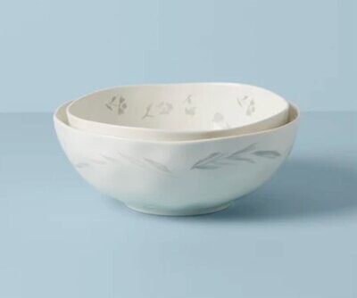 Lenox Oyster Bay Nesting Bowls Set of 2 Assorted 894096, MPN: 894096, 194372021937