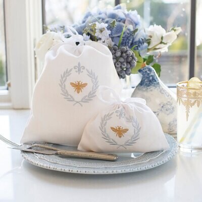 Crown Italian Bee Gift Bag Set of 4 GBL161