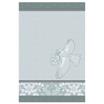Le Jacquard Francais Hand Towel Poesie D&#39;Hiver Blue 100% Cotton 21 x 15 Inch 27734 Set of 4, MPN: 2…