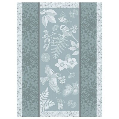 Le Jacquard Francais Tea Towel Poesie D&#39;Hiver Blue 100% Cotton 24 x 31 Inch 27732 Set of 4, MPN: 27…