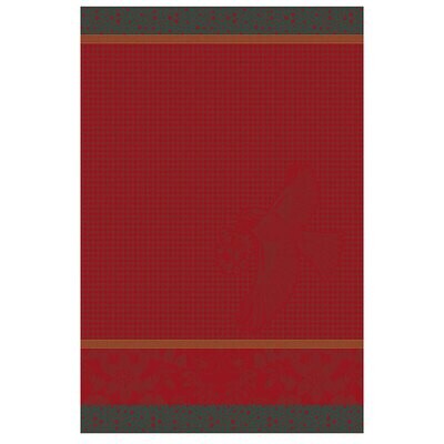 Le Jacquard Francais Hand Towel Poesie D&#39;Hiver Red 100% Cotton 21 x 15 Inch 27735 Set of 4, MPN: 27…