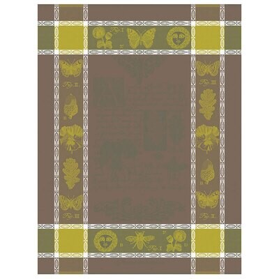 Le Jacquard Francais Tea Towel Botanique Green 100% Cotton 24 x 31 Inch 27469 Set of 4, MPN: 27469,…