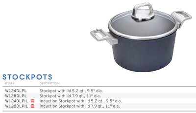 Frieling Diamond Lite Stockpot with Lid 7.9 Qt. 11&quot; W128DPSL