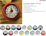 Frieling Retro Kitchen Timer Red 2.75Ó x 1.25&quot; M072327