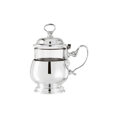 Sambonet Contour Mustard Pot With Crystal Insert 53081-01, MPN: 53081-01, 790956000000