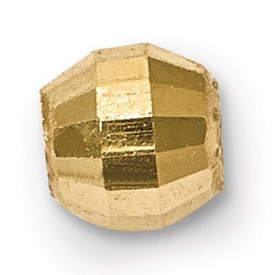 Diamond-Cut 2.0mm Bead 14k Yellow Gold YG4898, MPN: YG4898,
