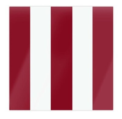 Addison Ross Burgundy &amp; White Lacquer Placemats Set Of 4 33 x 33 Inch Lacquer PM1035, MPN: PM1035, …
