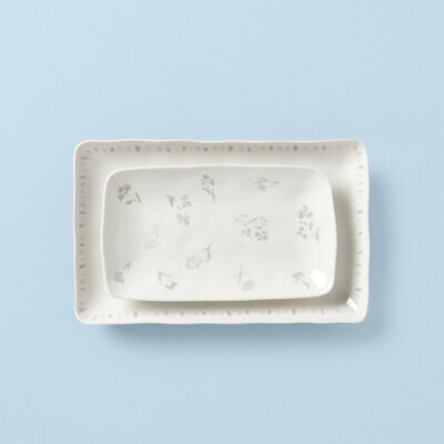 Lenox Oyster Bay Nest Serving Platters Set of 2 894095, MPN: 894095, 194372021920