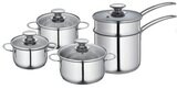 Frieling Mini&quot; Stockpot with Glass Lid 0.7 Qt. 4.75&quot; K2370702812