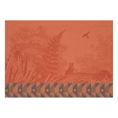 Le Jacquard Francais Placemat Foret Enchantee Orange 100% Cotton 27136 Set of 4, MPN: 27136, 366026…