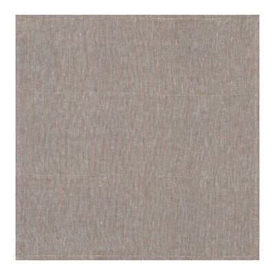 Le Jacquard Francais Napkin Casual Natte Brown 100% Linen 27303 Set of 4, MPN: 27303, 3660269273033