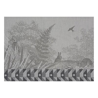 Le Jacquard Francais Placemat Foret Enchantee Grey 100% Cotton 27135 Set of 4, MPN: 27135, 36602692…