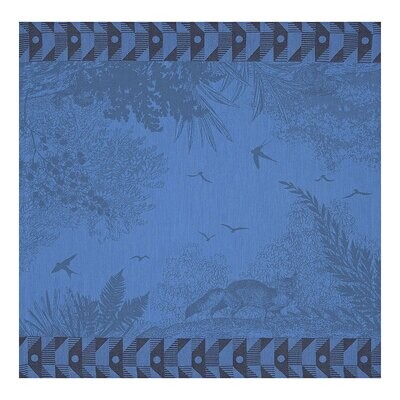 Le Jacquard Francais Napkin Foret Enchantee Blue 100% Cotton 27134 Set of 4, MPN: 27134, 3660269271…