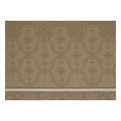 Le Jacquard Francais Placemat Armoiries Brown 100% Linen 27098 Set of 4, MPN: 27098, 3660269270988