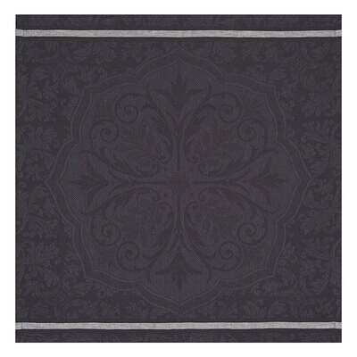 Le Jacquard Francais Napkin Armoiries Black 100% Linen 27093 Set of 4, MPN: 27093, 3660269270933