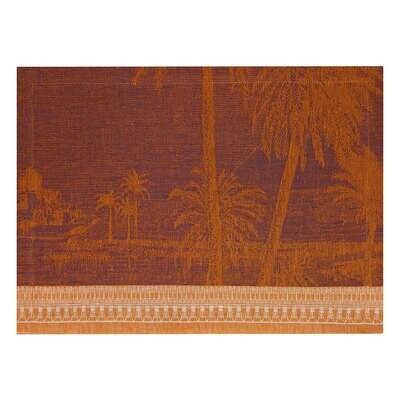 Le Jacquard Francais Placemat Croisiere Sur Nil Orange 100% Linen 26764 Set of 4, MPN: 26764, 36602…