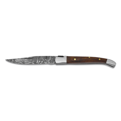 Walnut Wood Handle Knife Damascus Steel 256 Layer Folding Blade by Jere, MPN: KN72333, 191101910715