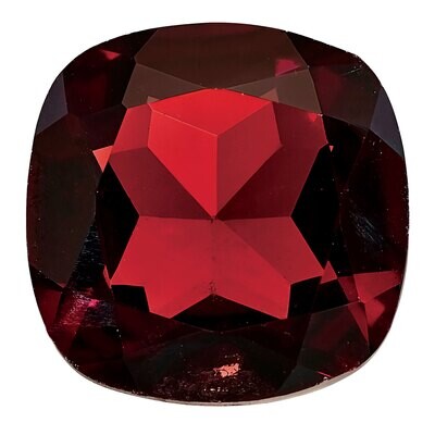 Garnet 9mm Square Cushion AA Quality Gemstone GA-0900-CUF-AA, MPN: GA-0900-CUF-AA,