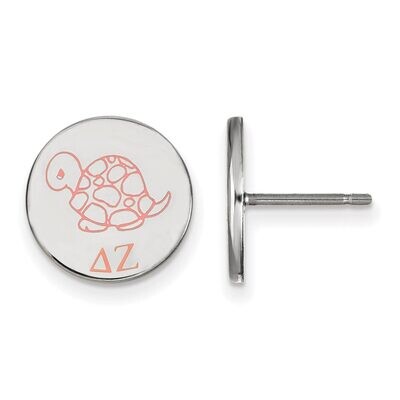 Delta Zeta Enameled Post Earrings Sterling Silver SS047DZ, MPN: SS047DZ, 886774610283