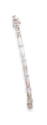 Bangle Bracelet Mounting 14k White Gold XB178, MPN: XB178,
