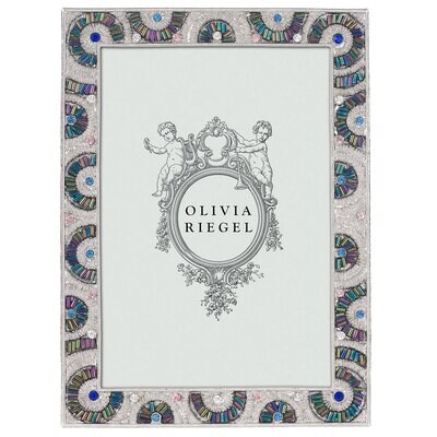 Olivia Riegel Silver Christopher 5 x 7 Inch Picture Frame RT1216, MPN: RT1216,