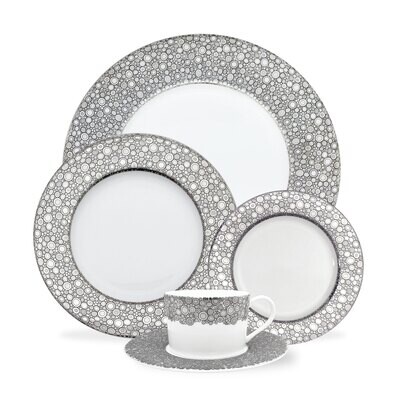 Caskata Ellington Shine Place Setting Platinum PLCE-215, MPN: PLCE-215, 816666029350