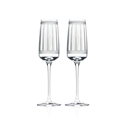 Caskata Marrakech Flutes Set of 2 GL-CHAMP-170, MPN: GL-CHAMP-170, 817325010566
