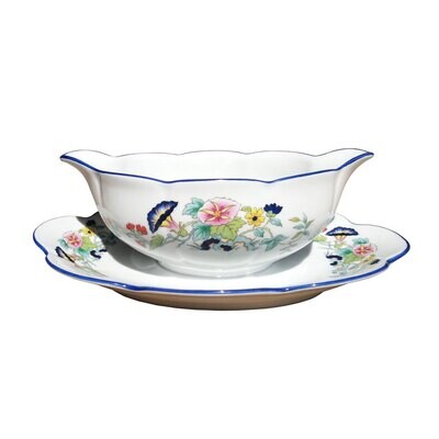 Royal Limoges Paradis Bleu Sauce Boat N997-NYM20805, MPN: N997-NYM20805, 3700409924552