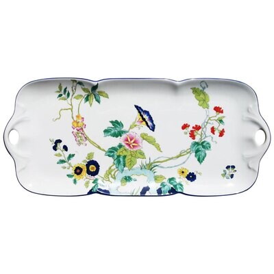 Royal Limoges Paradis Bleu Rectangular Cake Platter L330-NYM20805, MPN: L330-NYM20805, 3700409924347