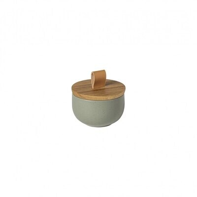 Casafina Pacifica Salt Cellar with Wood Lid Artichoke XOX092-ART, MPN: XOX092-ART, 840289031810