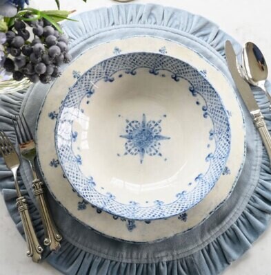 Arte Italica Burano Square Dinner Plate BUR6801