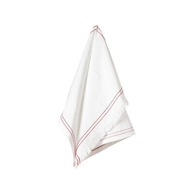 Casafina Alessa Kitchen Towel Embroidered Classic Red Set of 2 TX0225-AERD, MPN: TX0225-AERD, 84028…