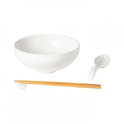 Casafina Pacifica Ramen Bowl Set Salt XOSS02-SAL, MPN: XOSS02-SAL, 840289035474