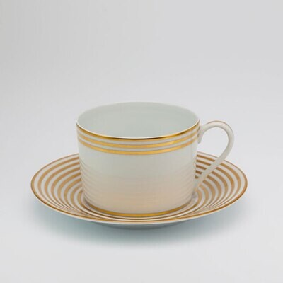 Royal Limoges Lattitudes Gold Tea Cup 6.75 oz R300-REC20574, MPN: R300-REC20574, 3700409915246