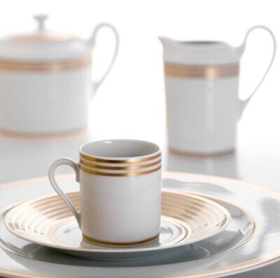 Royal Limoges Lattitudes Gold Soup Cereal Large A220-COU20574, MPN: A220-COU20574, 3700409927171