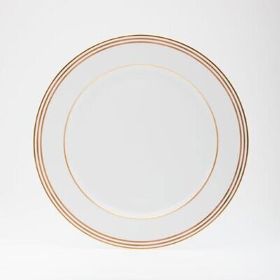 Royal Limoges Lattitudes Gold Dessert Plate 8.5 B220-REC20574, MPN: B220-REC20574, 3700409915109