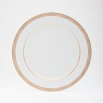 Royal Limoges Lattitudes Gold Dinner Plate 10.75 B275-REC20574, MPN: B275-REC20574, 3700409915116