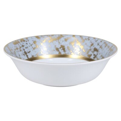 Royal Limoges Tweed Grey &amp; Gold Soup Cereal Deep Bowl A180-SEV20847, MPN: A180-SEV20847, 3700409926…