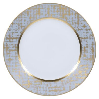 Royal Limoges Tweed Grey &amp; Gold Dinner Plate B275-REC20847, MPN: B275-REC20847, 3700409925962