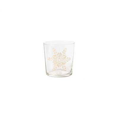 Casafina Festive Double Old Fashion Snowflakes Set of 6 V10215-CLR, MPN: V10215-CLR, 840289018897