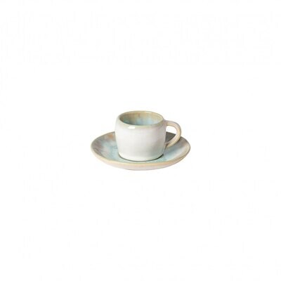 Casafina Eivissa Coffee Cup And Saucer Sea Blue Set of 6 LNCS03-SEA, MPN: LNCS03-SEA, 840289035399