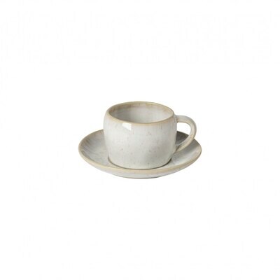 Casafina Eivissa Tea Cup And Saucer Sand Beige Set of 6 LNCS02-SND, MPN: LNCS02-SND, 840289031148