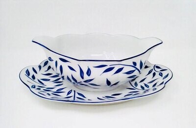 Royal Limoges Olivier Blue Sauce Boat N997-NYM20826, MPN: N997-NYM20826, 3700409923364