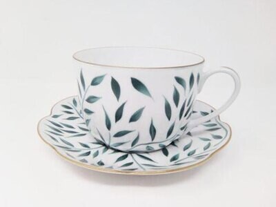 Royal Limoges Olivier Green Breakfast Saucer T300-NYM12010, MPN: T300-NYM12010,